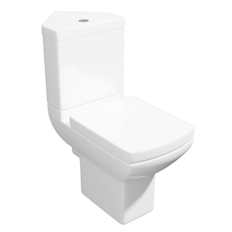 Eden/Nevada Close Coupled Corner Cistern & Fittings Only - White